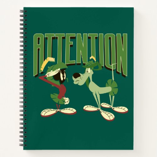 MARVIN THE MARTIAN  K_9 Attention Notebook