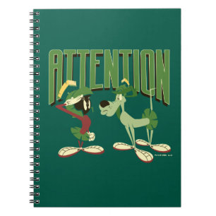 MARVIN THE MARTIAN™ & K-9 "Attention" Notebook