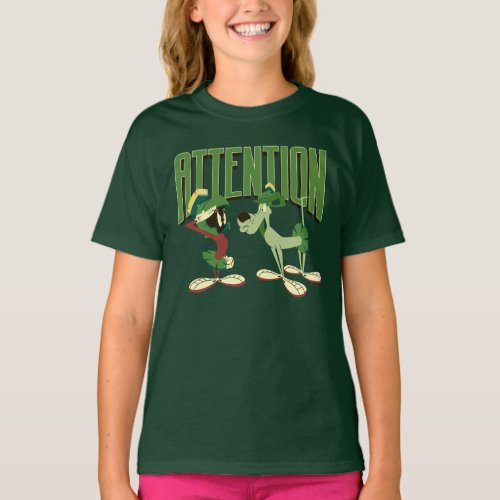 MARVIN THE MARTIAN  K_9 Attention T_Shirt