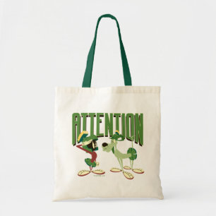 MARVIN THE MARTIAN™ & K-9 "Attention" Tote Bag