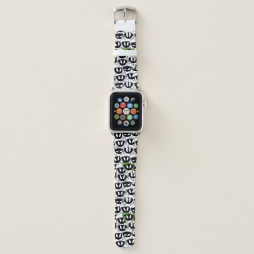 MARVIN THE MARTIAN Line Art Color Pop Pattern Apple Watch Band