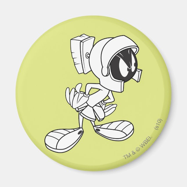 MARVIN THE MARTIAN™ Looking Away Magnet (Front)