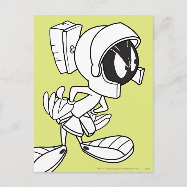 MARVIN THE MARTIAN™ Looking Away Postcard (Front)