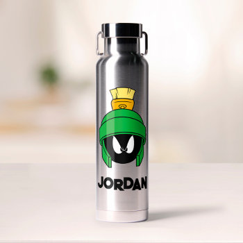 Marvin The Martian™ Mad  | Add Your Name Water Bottle by looneytunes at Zazzle