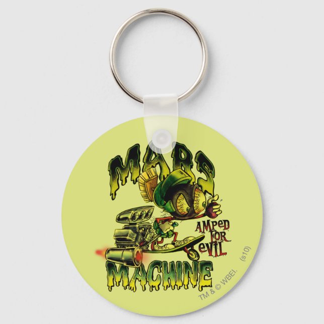 MARVIN THE MARTIAN™ Mars Machine Keychain (Front)