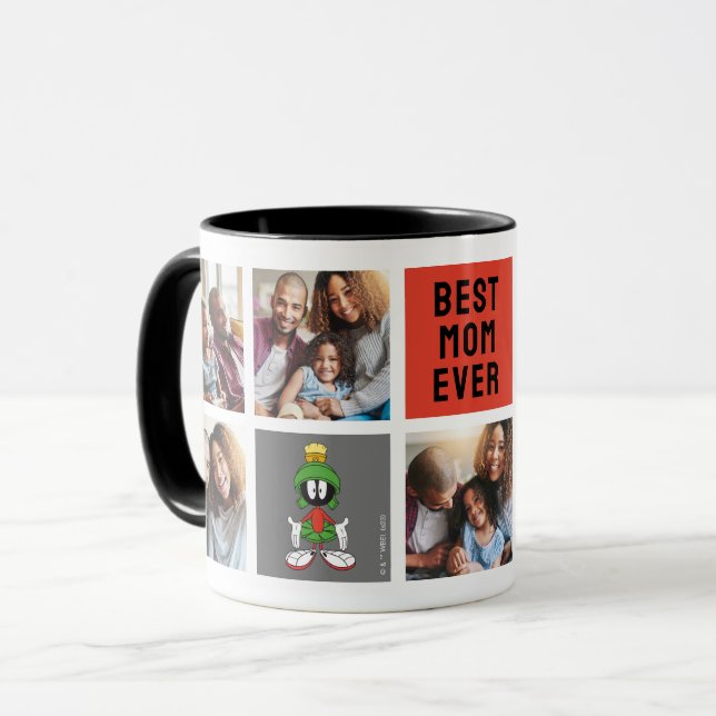 MARVIN THE MARTIAN™ | Mom Photo Collage Mug (Front Left)
