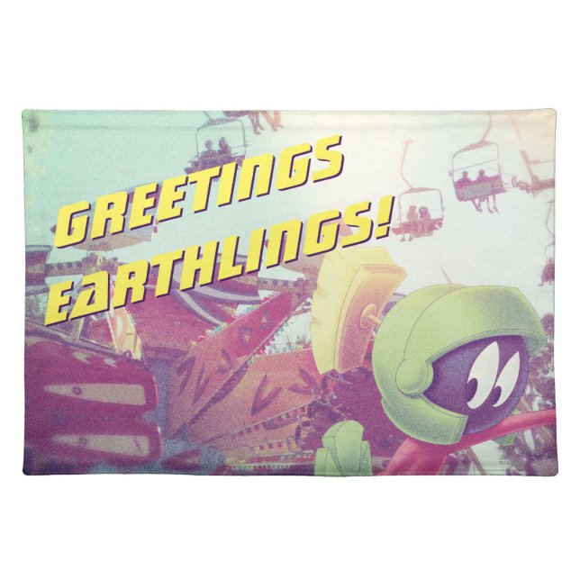MARVIN THE MARTIAN™ On Vacation Placemat (Front)