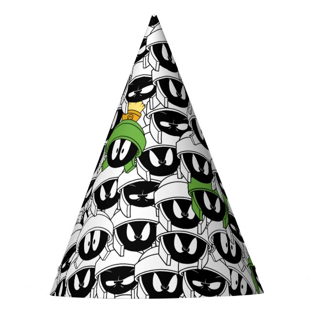 MARVIN THE MARTIAN™ Pattern Party Hat (Front)