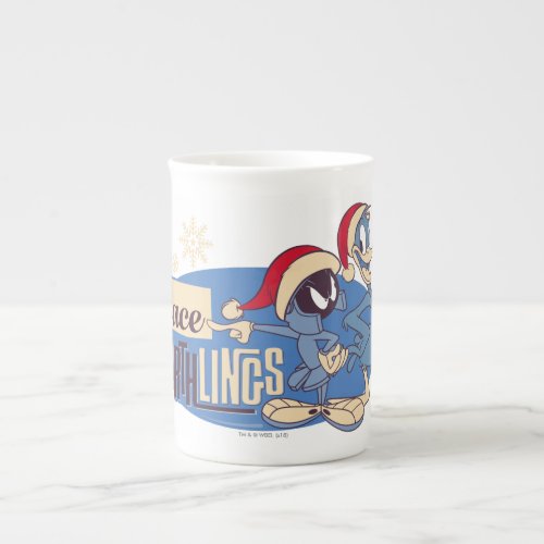 MARVIN THE MARTIAN_ Peace On Earthlings Bone China Mug