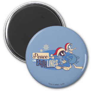 MARVIN THE MARTIAN™- Peace On Earthlings Magnet