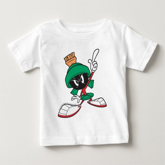 MARVIN THE MARTIAN™ Pointing Upward Baby T-Shirt (Front)
