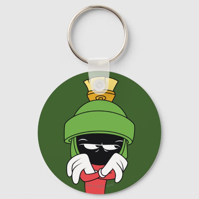 MARVIN THE MARTIAN™ Pout Keychain (Front)