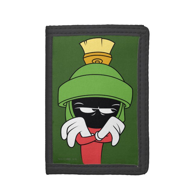 MARVIN THE MARTIAN™ Pout Tri-fold Wallet (Front Vertical)