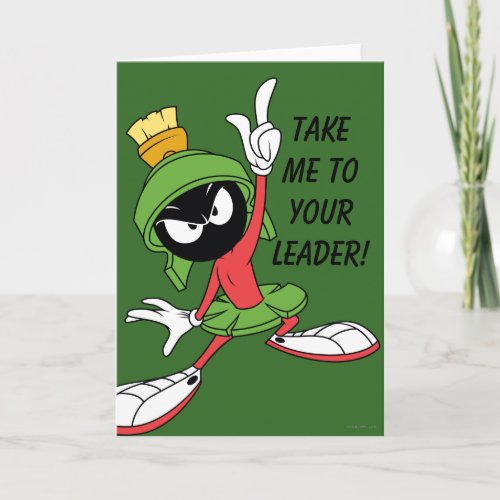 MARVIN THE MARTIAN Proclamation Card