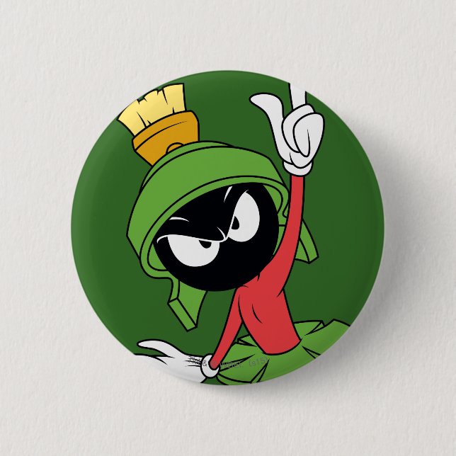 MARVIN THE MARTIAN™ Proclamation Pinback Button (Front)