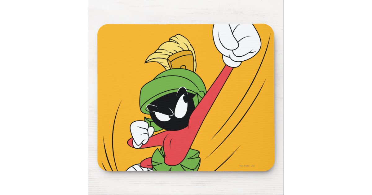 MARVIN THE MARTIAN™ Punch Mouse Pad | Zazzle