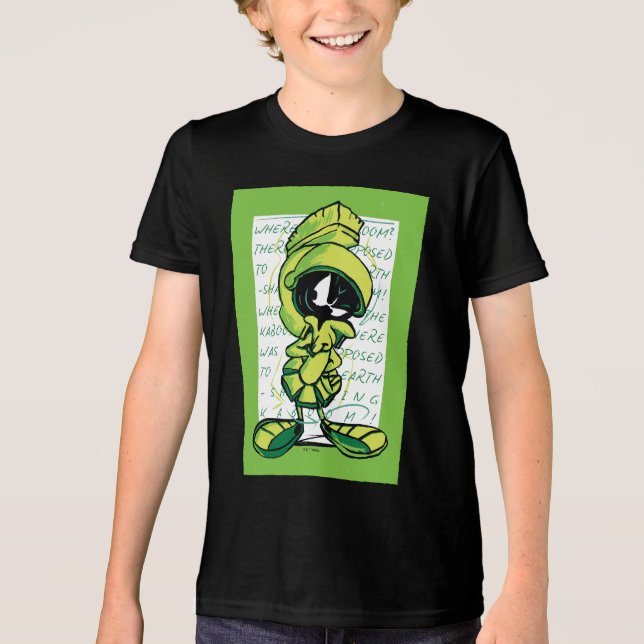 MARVIN THE MARTIAN™ Quote Sketch Tri-Blend Shirt (Front)