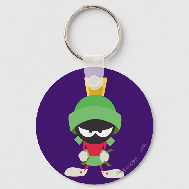 MARVIN THE MARTIAN™ Ready to Attack Keychain (Front)