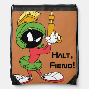 MARVIN THE MARTIAN™ Ready With Laser Drawstring Bag