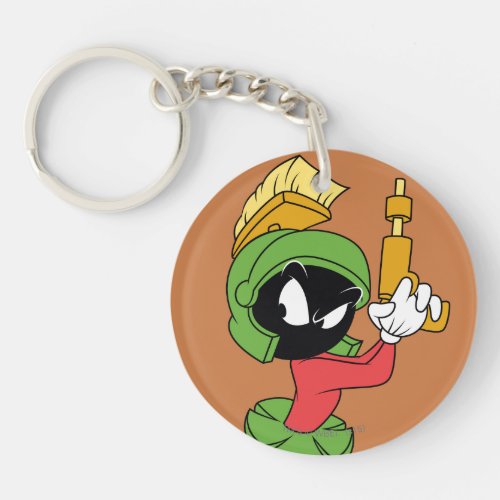 MARVIN THE MARTIANâ Ready With Laser Keychain