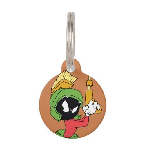 MARVIN THE MARTIAN Ready With Laser Pet Name Tag