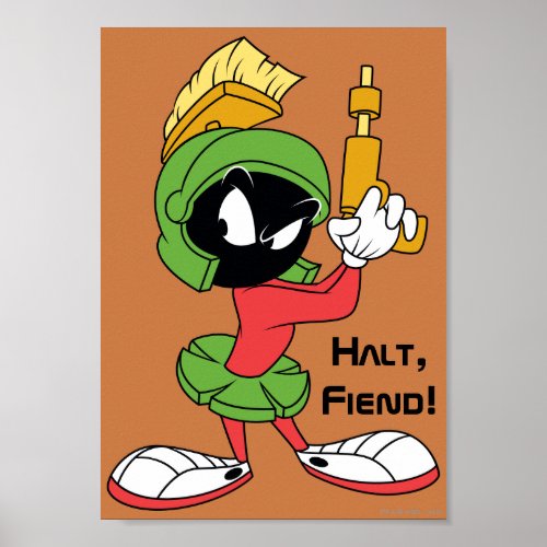 MARVIN THE MARTIAN Ready With Laser Poster