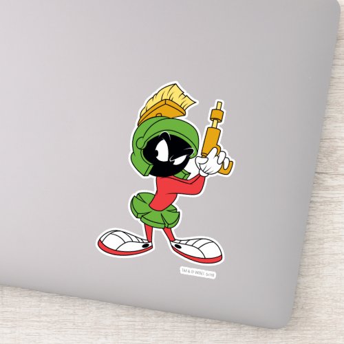 MARVIN THE MARTIAN Ready With Laser Sticker
