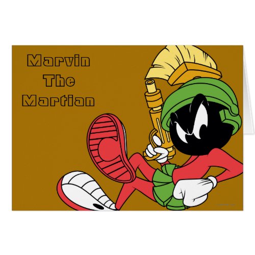 MARVIN THE MARTIAN Reclining With Laser