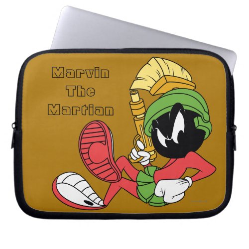 MARVIN THE MARTIAN Reclining With Laser Laptop Sleeve