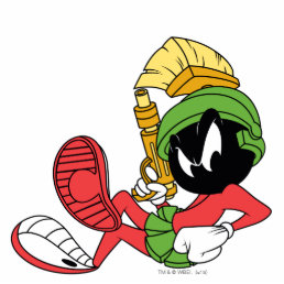 MARVIN THE MARTIAN™ Reclining With Laser Statuette
