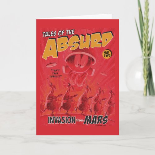 MARVIN THE MARTIAN Retro Invasion From Mars Comic Card