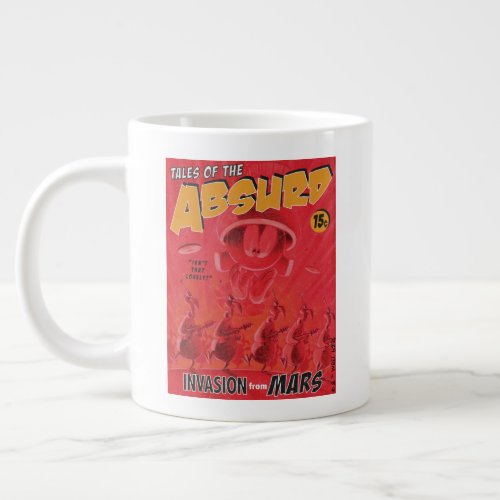 MARVIN THE MARTIAN Retro Invasion From Mars Comic Giant Coffee Mug
