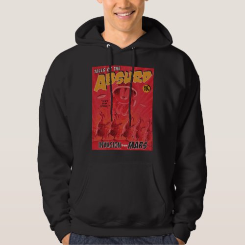 MARVIN THE MARTIAN Retro Invasion From Mars Comic Hoodie