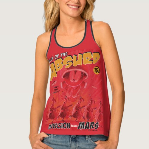 MARVIN THE MARTIAN Retro Invasion From Mars Comic Tank Top