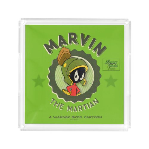 MARVIN THE MARTIANâ Retro Lobby Card Acrylic Tray