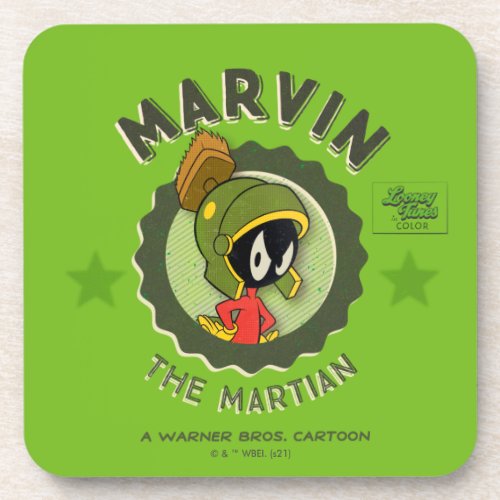MARVIN THE MARTIANâ Retro Lobby Card Beverage Coaster