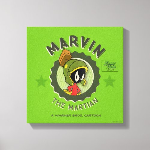 MARVIN THE MARTIAN Retro Lobby Card Canvas Print