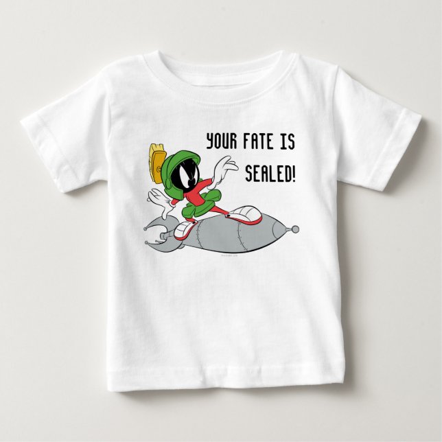 MARVIN THE MARTIAN™ Riding Rocket Baby T-Shirt (Front)