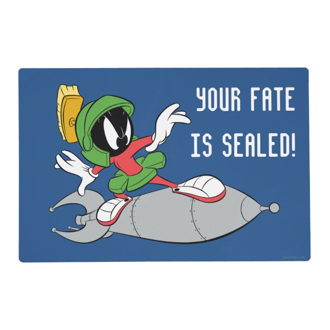 MARVIN THE MARTIAN™ Riding Rocket Placemat (Back)