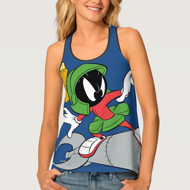MARVIN THE MARTIAN™ Riding Rocket Tank Top (Front)