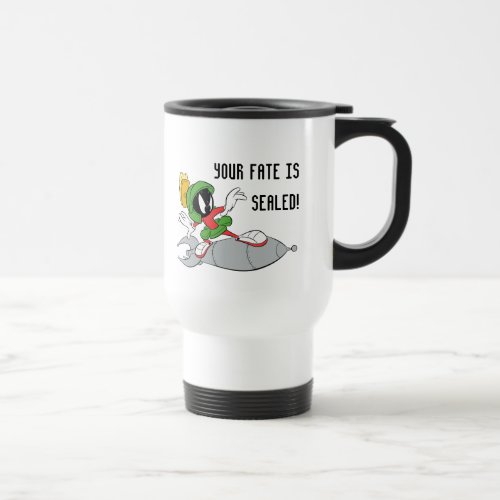 MARVIN THE MARTIAN Riding Rocket Travel Mug