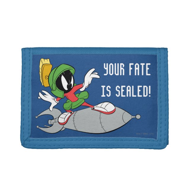 MARVIN THE MARTIAN™ Riding Rocket Trifold Wallet (Front)