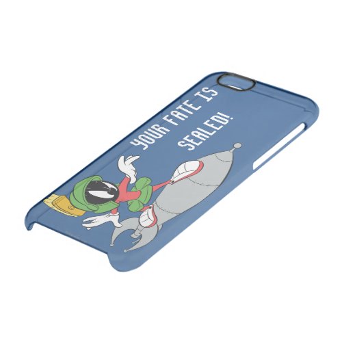 MARVIN THE MARTIAN Riding Rocket Clear iPhone 66S Case