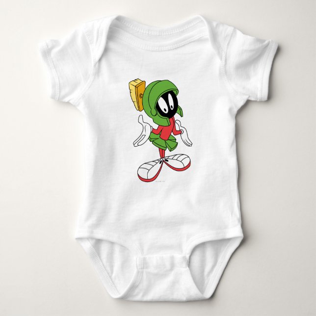 MARVIN THE MARTIAN™ Shrug Baby Bodysuit (Front)