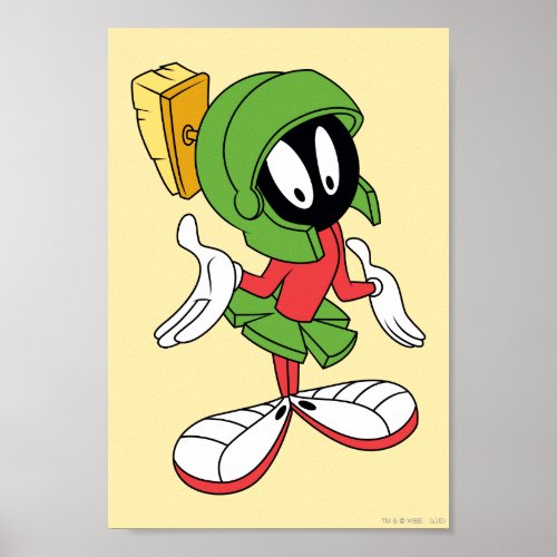 MARVIN THE MARTIAN Shrug Poster