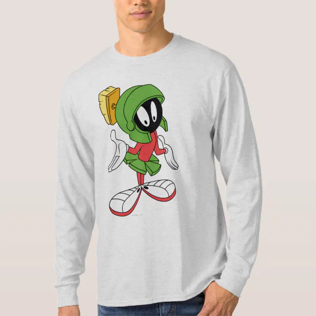 MARVIN THE MARTIAN™ Shrug T-Shirt | Zazzle