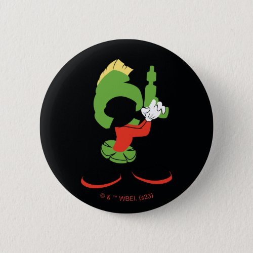 MARVIN THE MARTIANâ Silhouette With Raygun Button