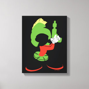 MARVIN THE MARTIAN™ Silhouette With Raygun Canvas Print