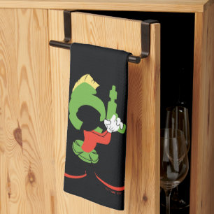 MARVIN THE MARTIAN™ Silhouette With Raygun Kitchen Towel
