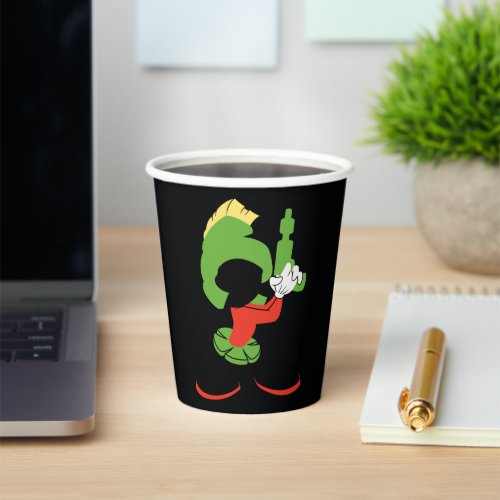 MARVIN THE MARTIANâ Silhouette With Raygun Paper Cups